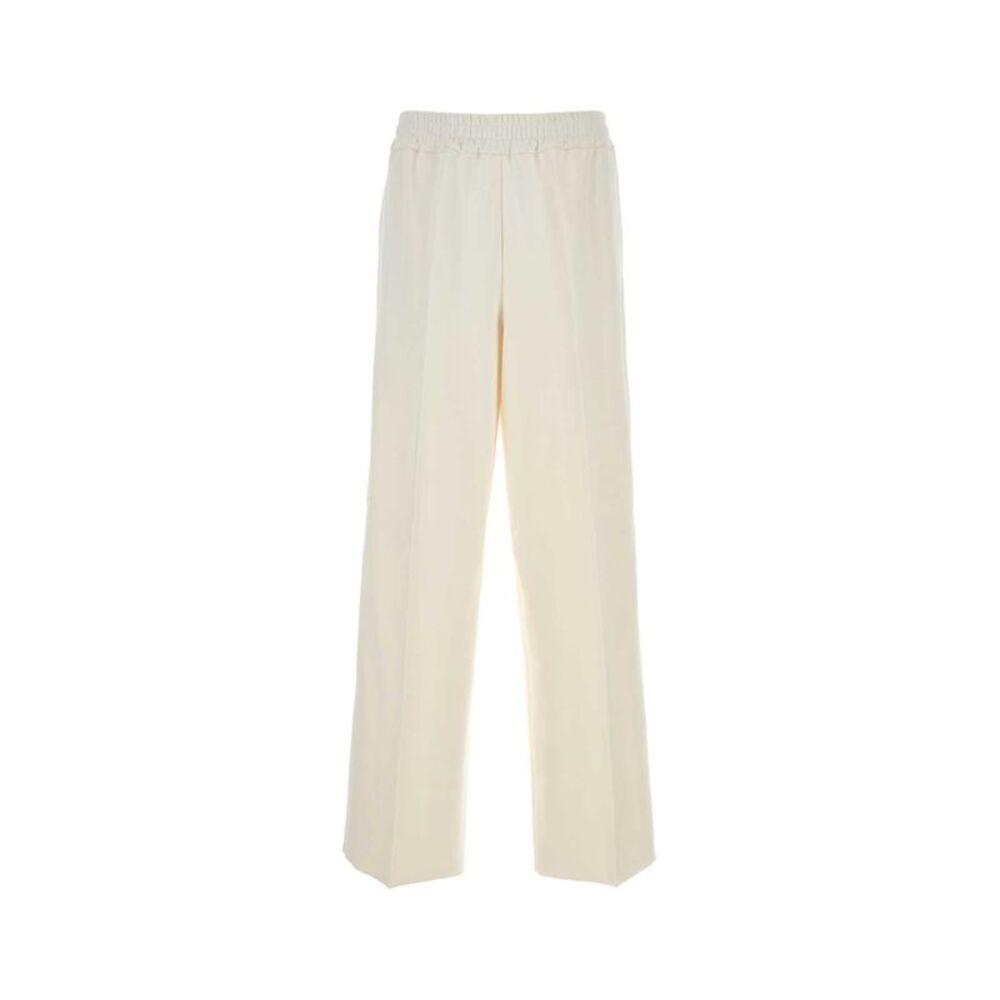 Jil Sander Men White Stretch Jersey Pant